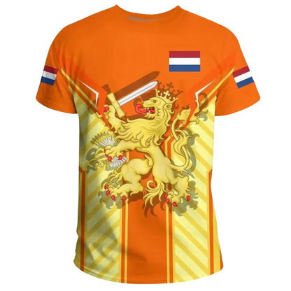 Netherlands Men's 3D T-Shirt 2024 Edition