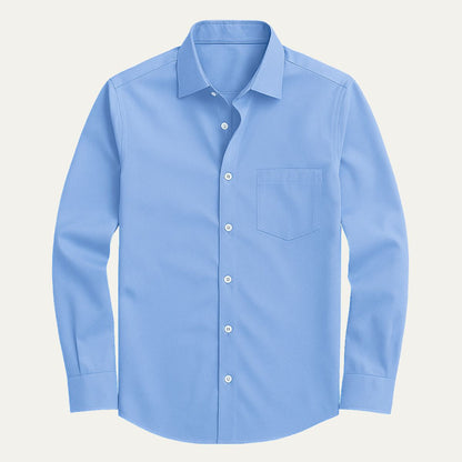 Kensington Men's Formal Shirt Satin Cotton - VibreMode