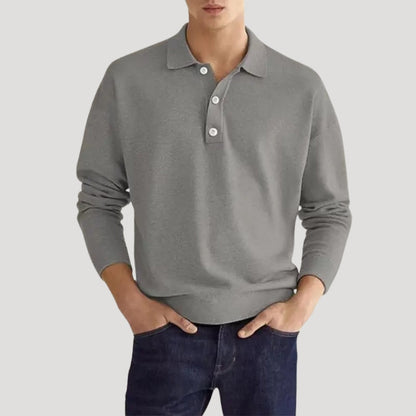 Men's Classic Spring Polo Sweater
