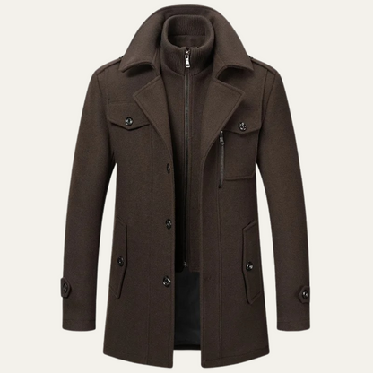 Men's Wool Blend Winter Coat