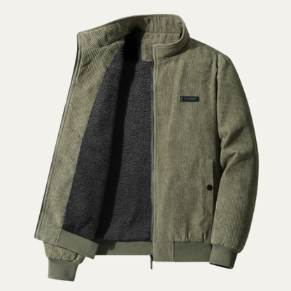 Mens Corduroy Jacket Fleece Lined Modern