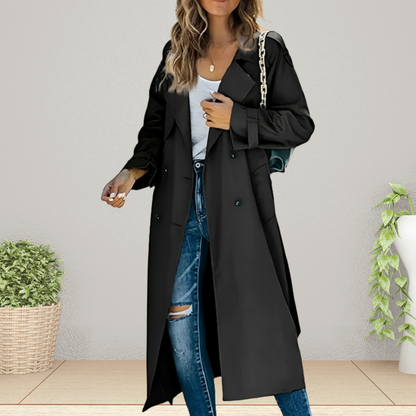 Women's Mid-Season Trench Coat Jacket