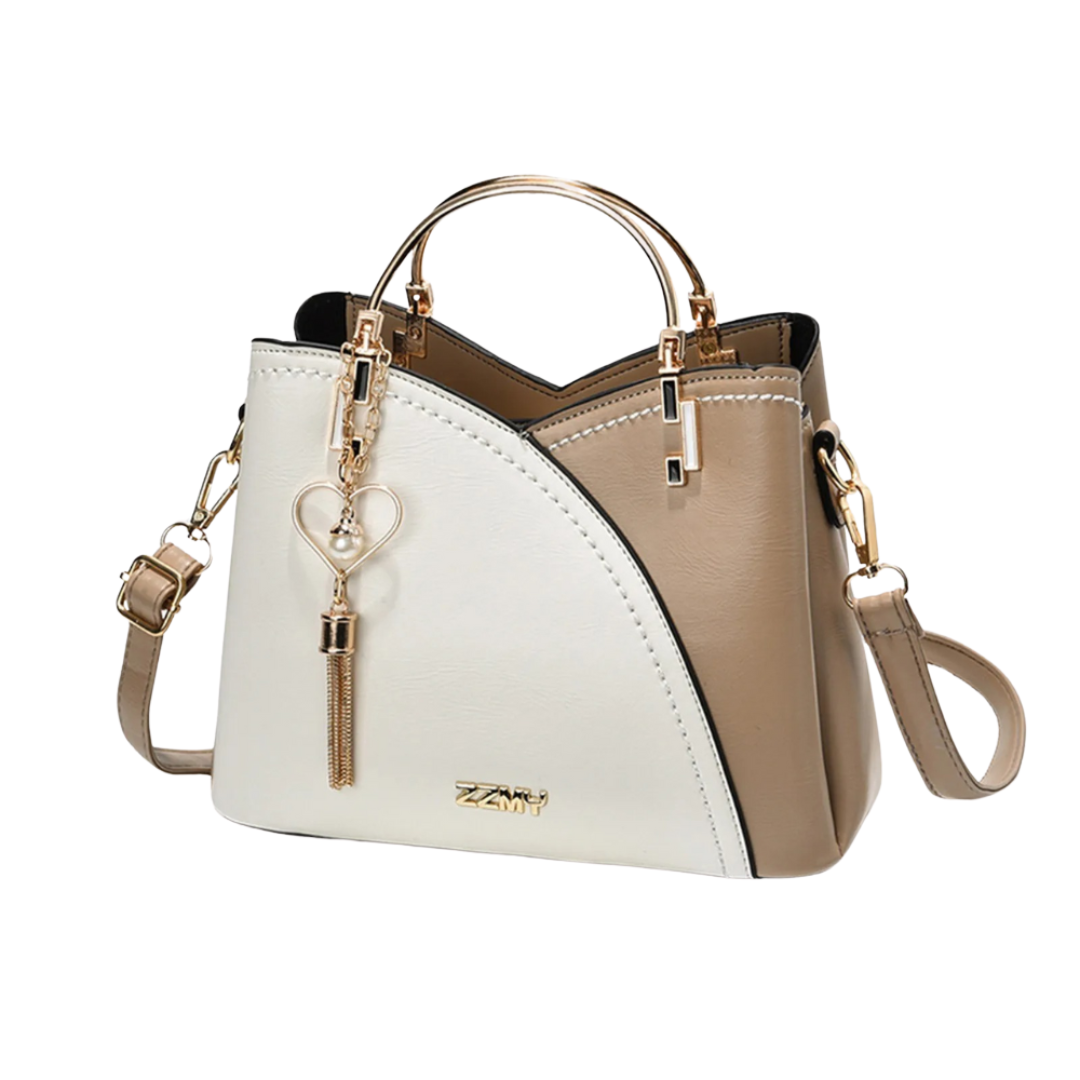 Women's Patchwork Pu Leather Handbag - VibreMode