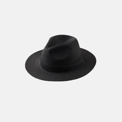 Wide Brim Straw Sun Hat Natural Fiber - VibreMode
