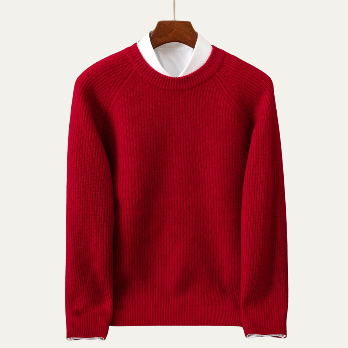 Men's Merino Wool Crew Neck Sweater