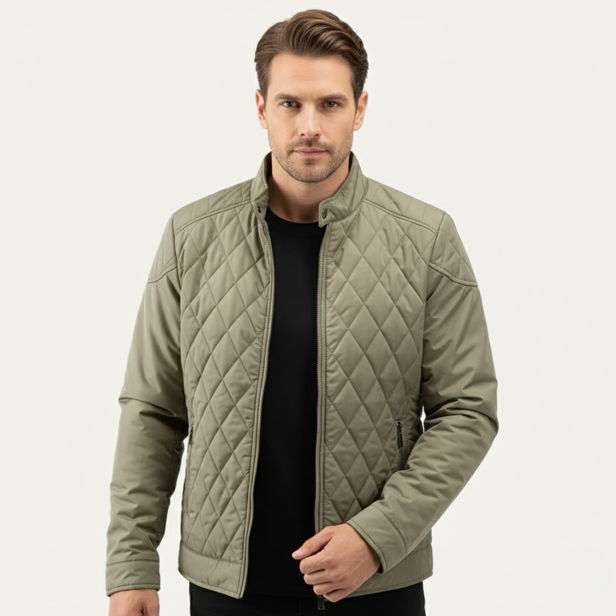 Men's Lightweight Quilted Padded Jacket
