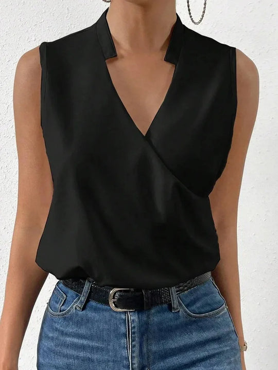 Women's V-Neck Blouse Breathable