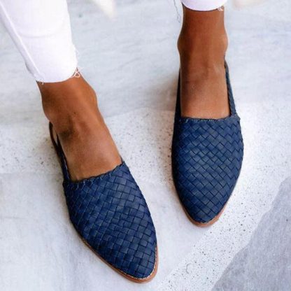 Women's Vegan Leather Ballerina Shoes