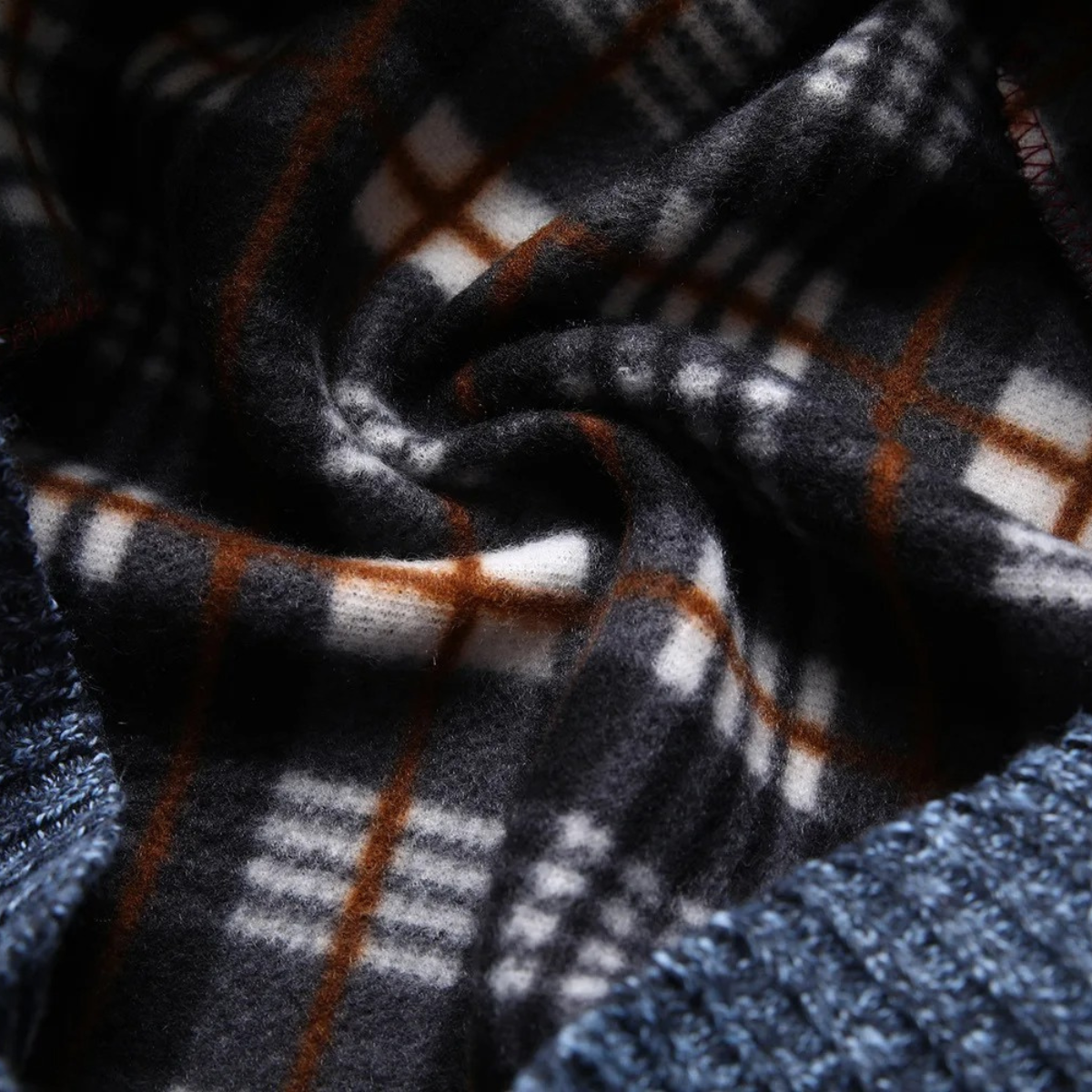Men's Knitted Button Up Cardigan Warm Layer