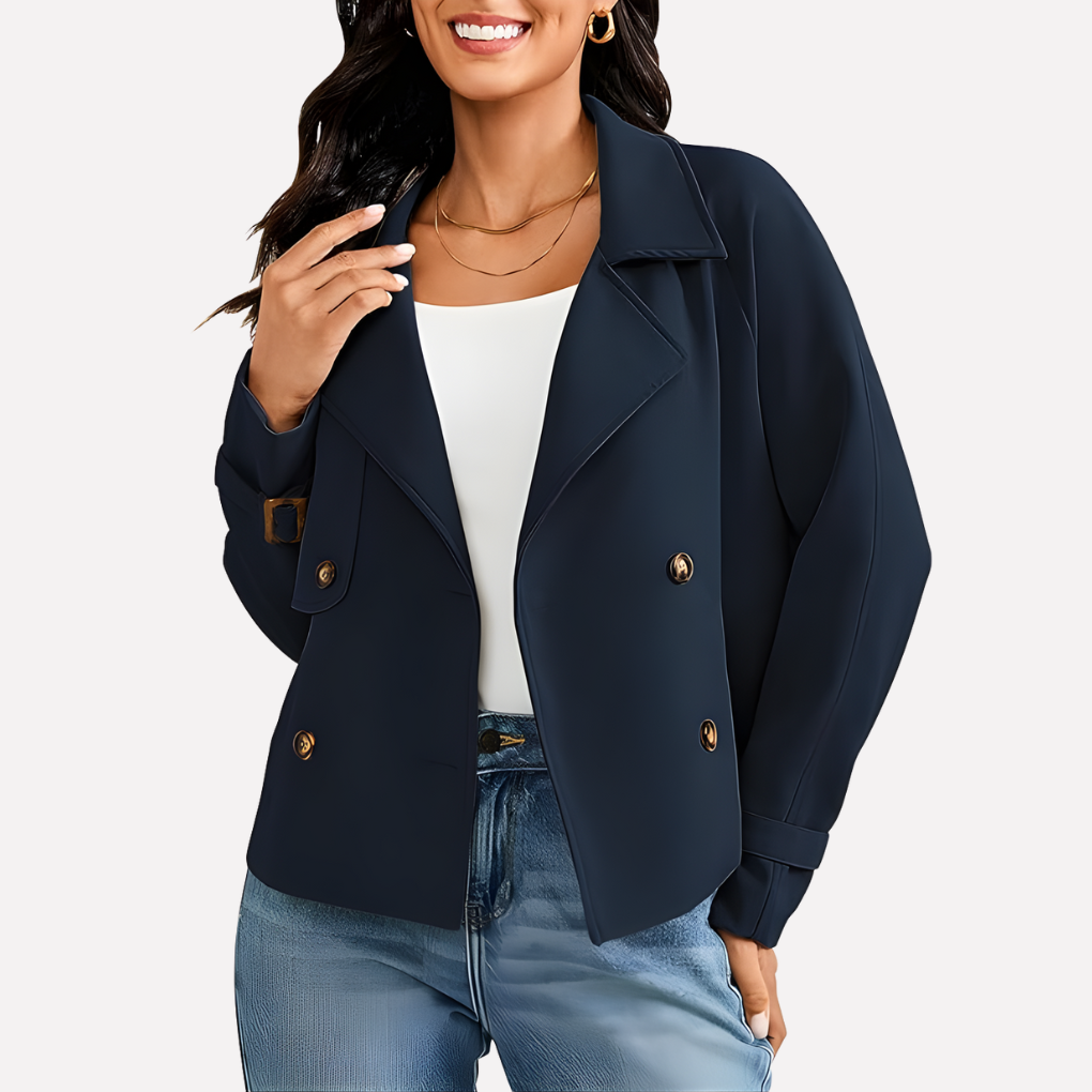 Tommy Women's Blazer Jacket Classic Wool Business Style