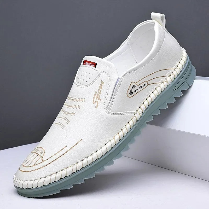Men's Leather Loafers Sophisticated Brown
