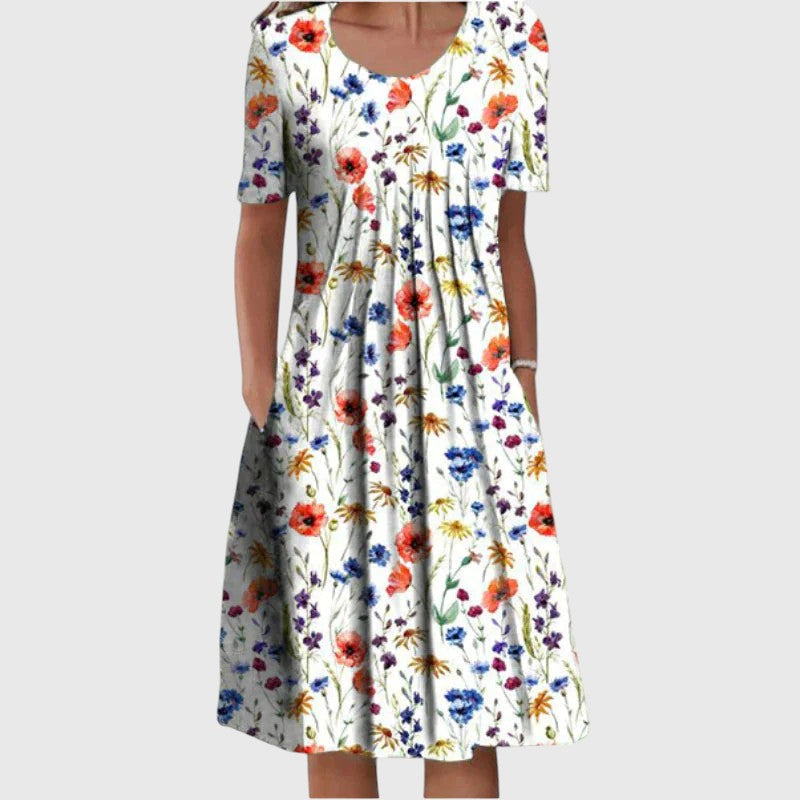 Vibrant Casual Summer Dress