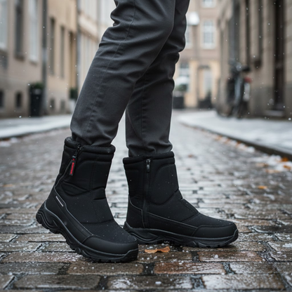 Warm Waterproof Insulated Men's Winter Snow Boots