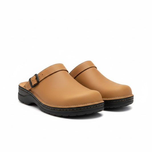 Comfortable Men's Open Back Slip On Slippers - VibreMode
