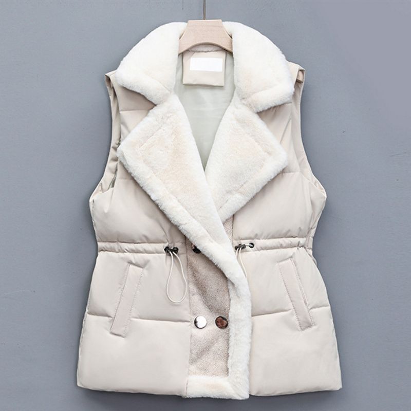 Luxurious Faux Fur Waistcoat - VibreMode
