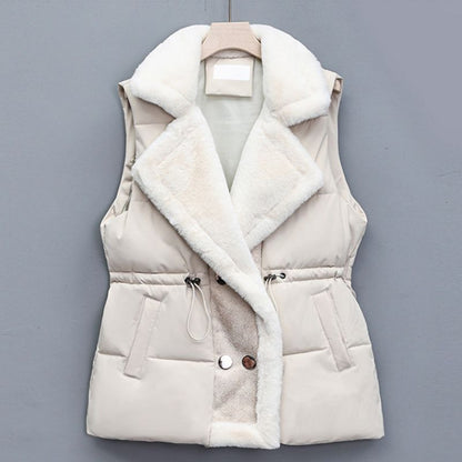 Luxurious Faux Fur Waistcoat - VibreMode