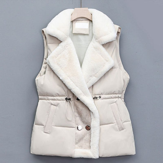 Luxurious Faux Fur Waistcoat - VibreMode