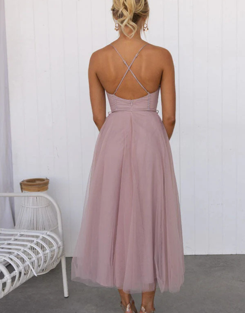 Women's Sleeveless Maxi Dress V-Neck Lightweight