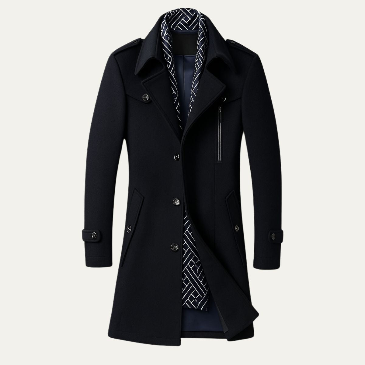 Men's Tailored Coat - VibreMode