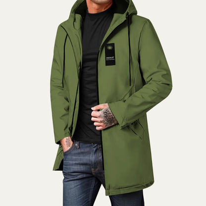 Men's Lightweight Hooded Jacket Casual Drawstring