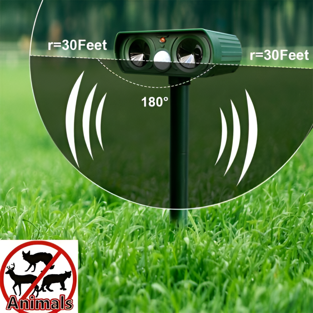 Solar Powered Infrared Animal Repeller - VibreMode