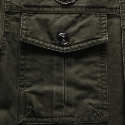 Men's Casual Military Cargo Jacket