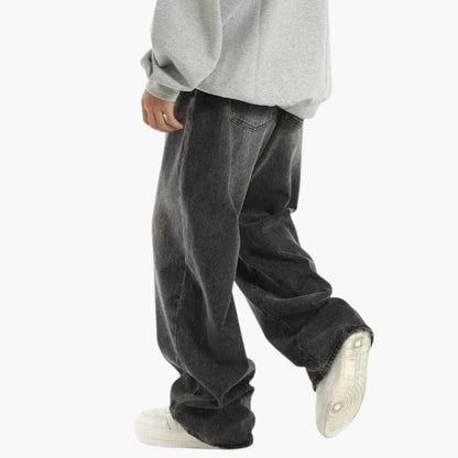 Men's Straight Leg Wide Jeans