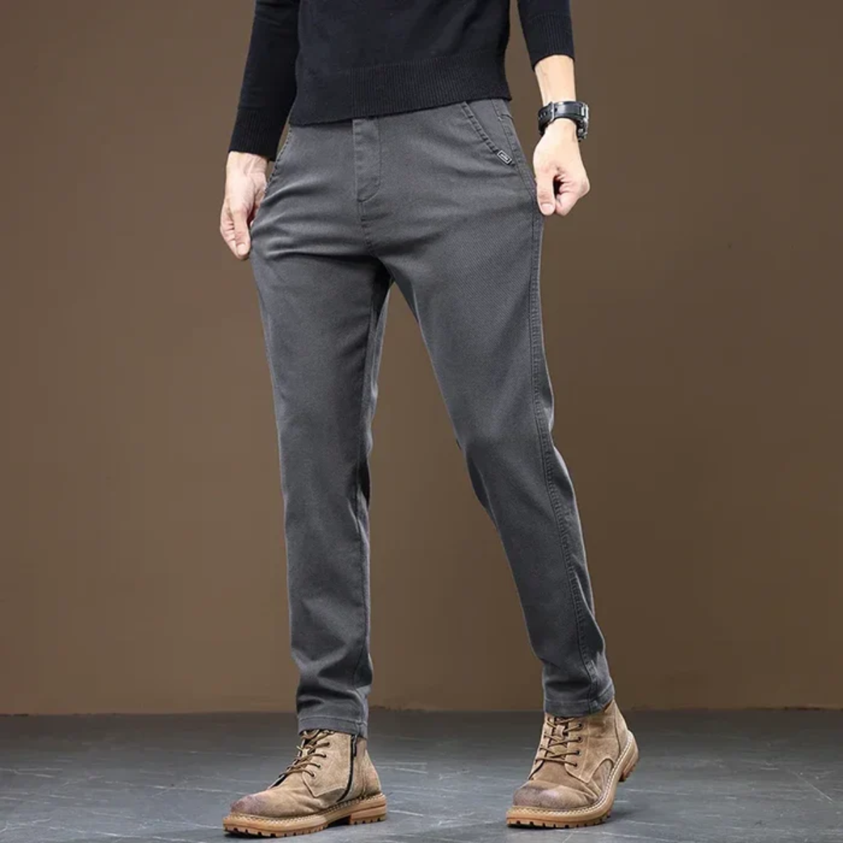 Harriman Men's Classic Straight Leg Cotton Pants