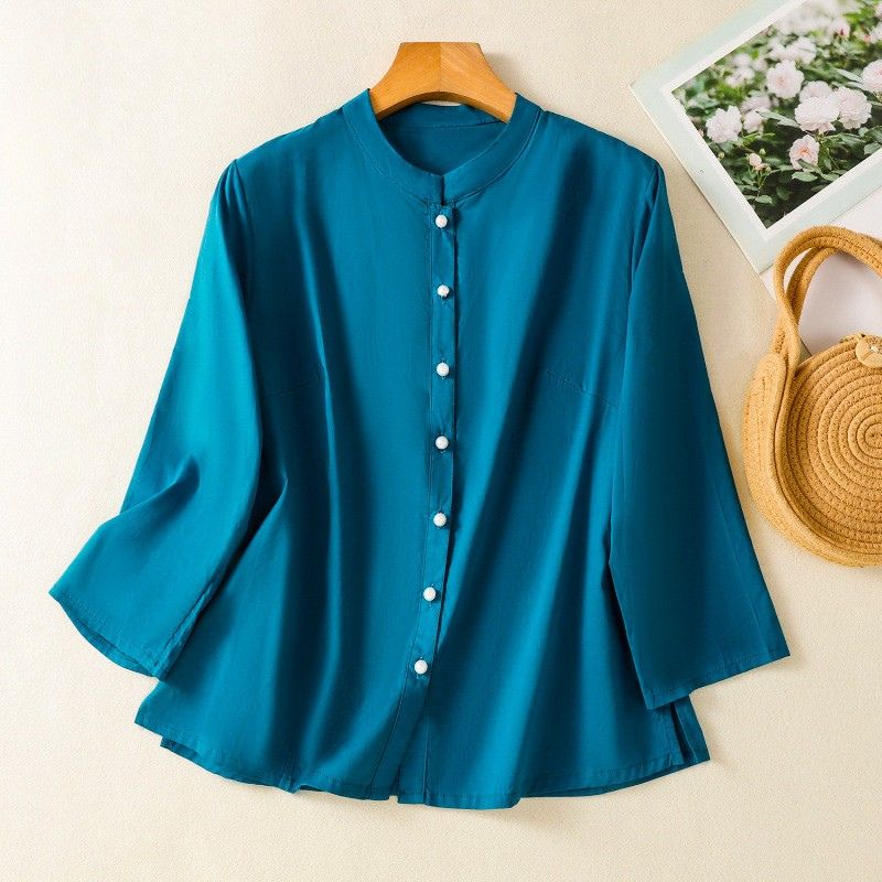 Luxurious Silk Women's Blouse - VibreMode