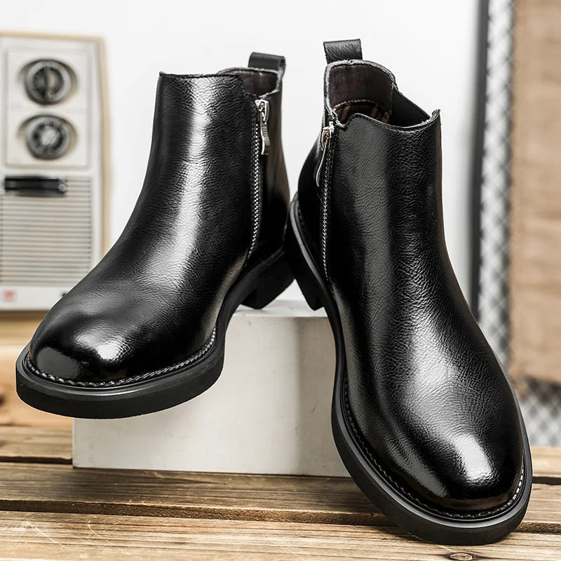 Men's Chelsea Boots Vintage Leather
