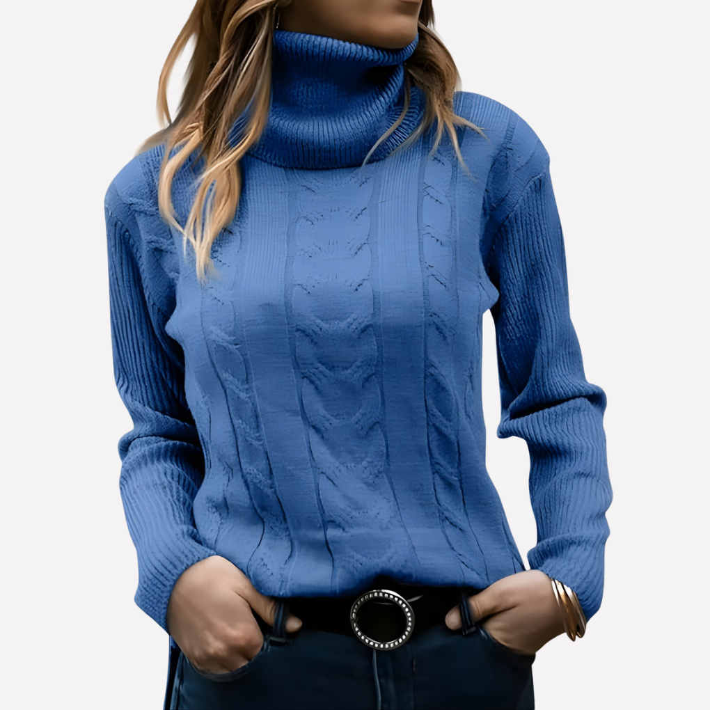 Women's Turtleneck Sweater Relaxed Fit