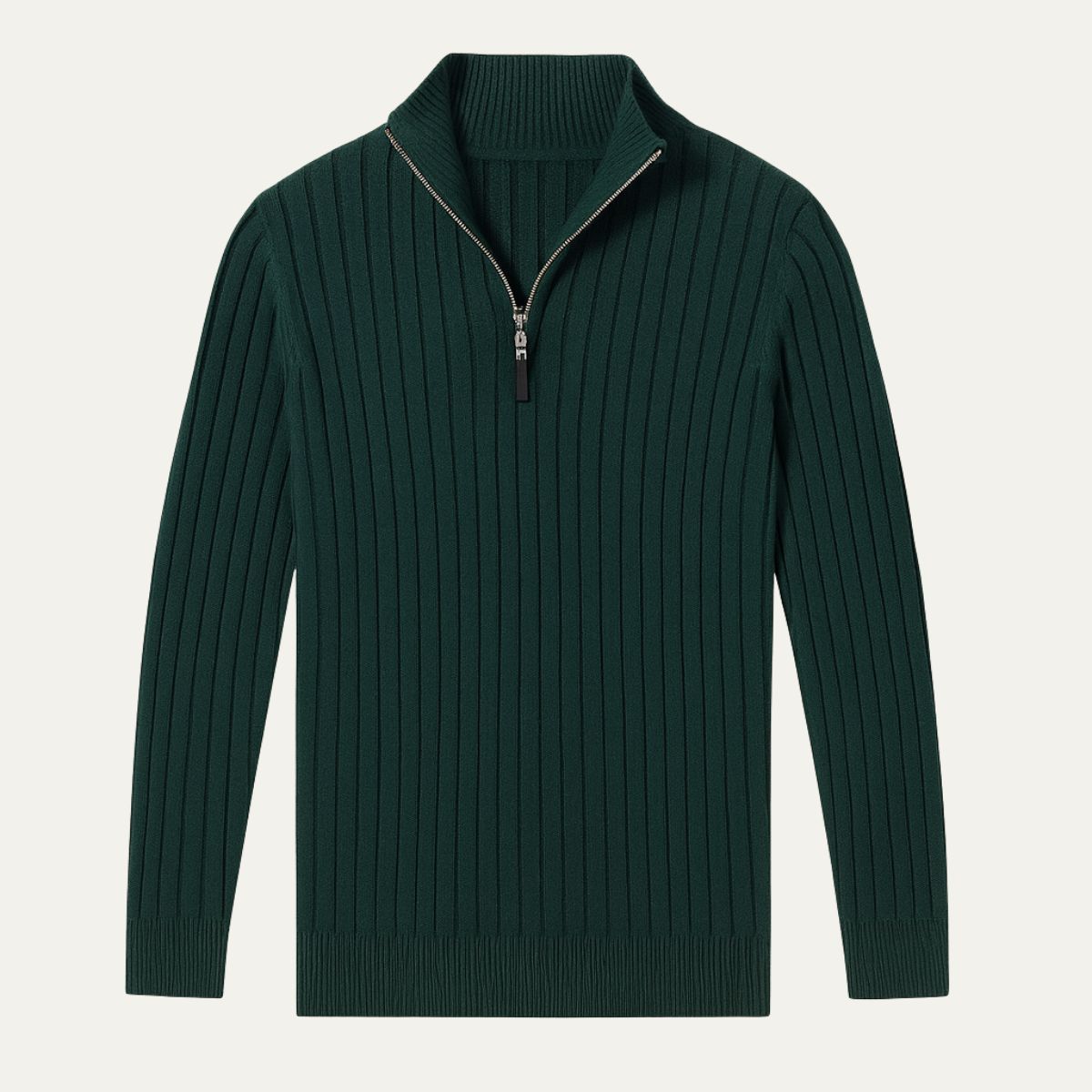 Men's Quarter Zip Sweater Old Money