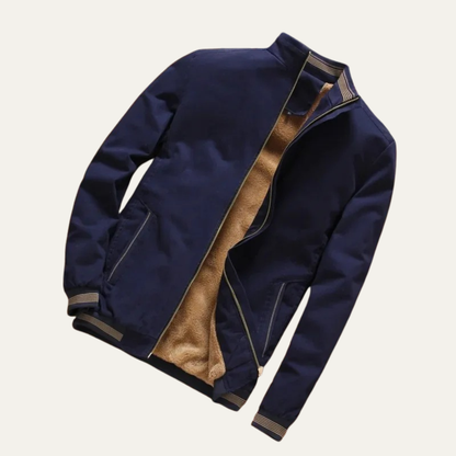 Men's Fleece Aviator Bomber Jacket Warm