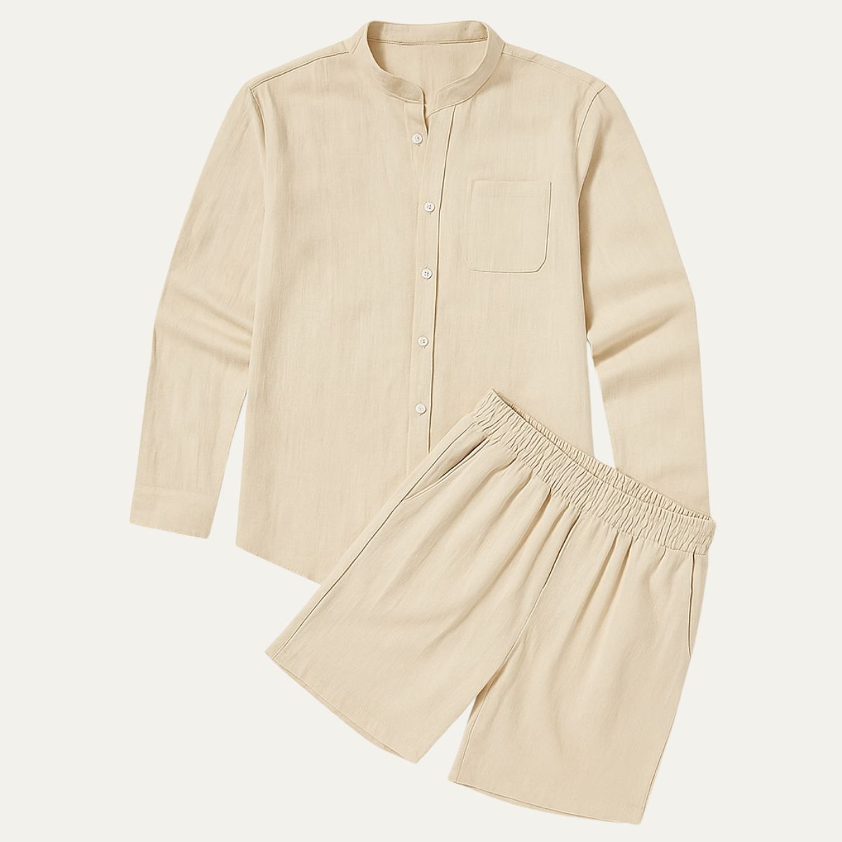 Men's Linen Summer Coordinating Set - VibreMode