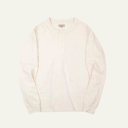 Men's Classic Cotton Henley Shirt