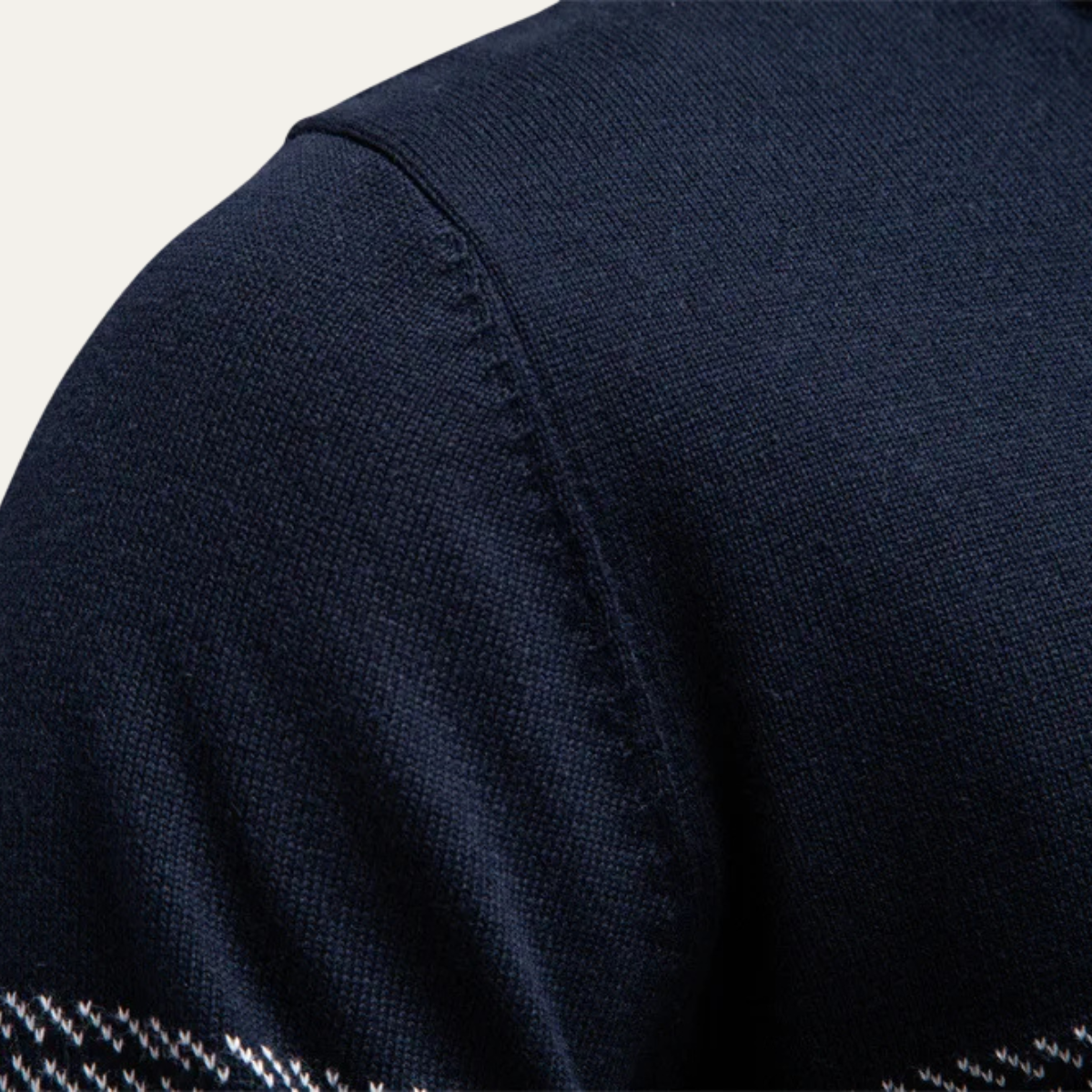 Men's Half Zip Knit Sweater Business Casual