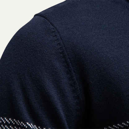Men's Half Zip Knit Sweater Business Casual