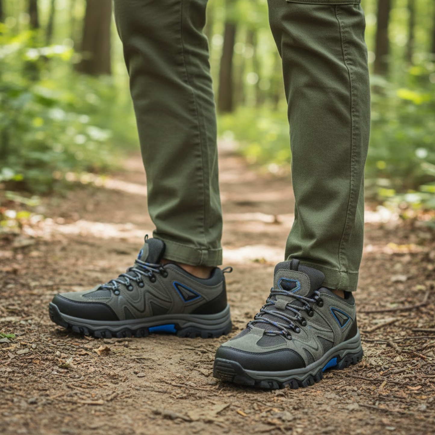 Men's Trail Running Shoes Waterproof Hiking Boots