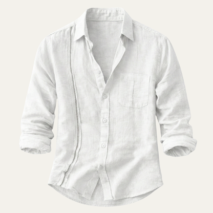 Men's Casual Beach Button Up Shirt
