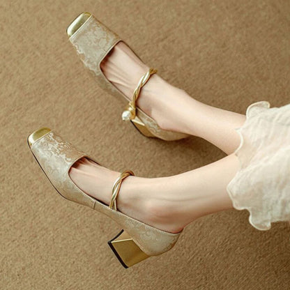 Comfortable Summer High Heel Sandals