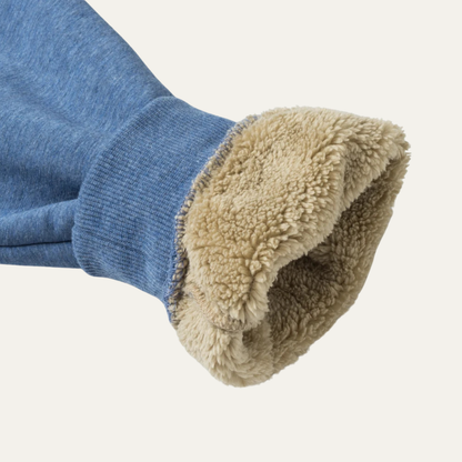 Men's Fleece Half Zip Turtleneck Sweater