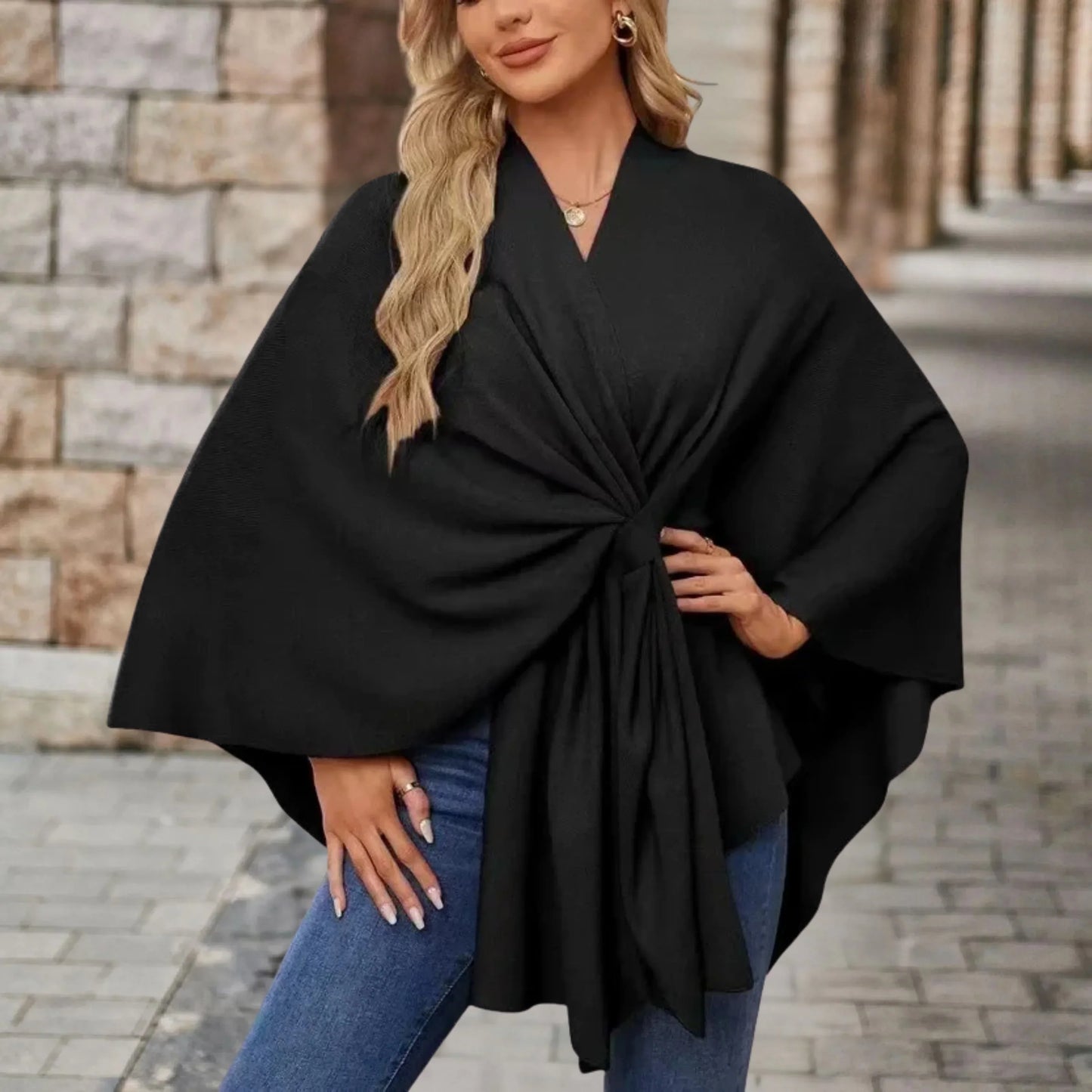 Chic Wrap Around Poncho