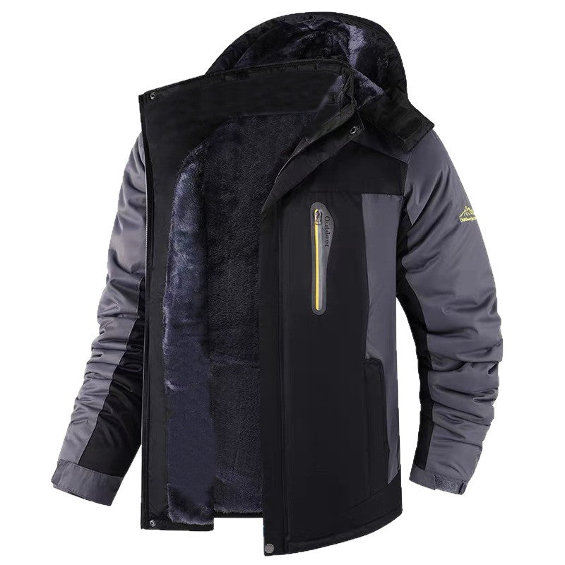 Hooded Lined Outdoor Jacket for Men – Warmth & Durable Comfort Caliboot