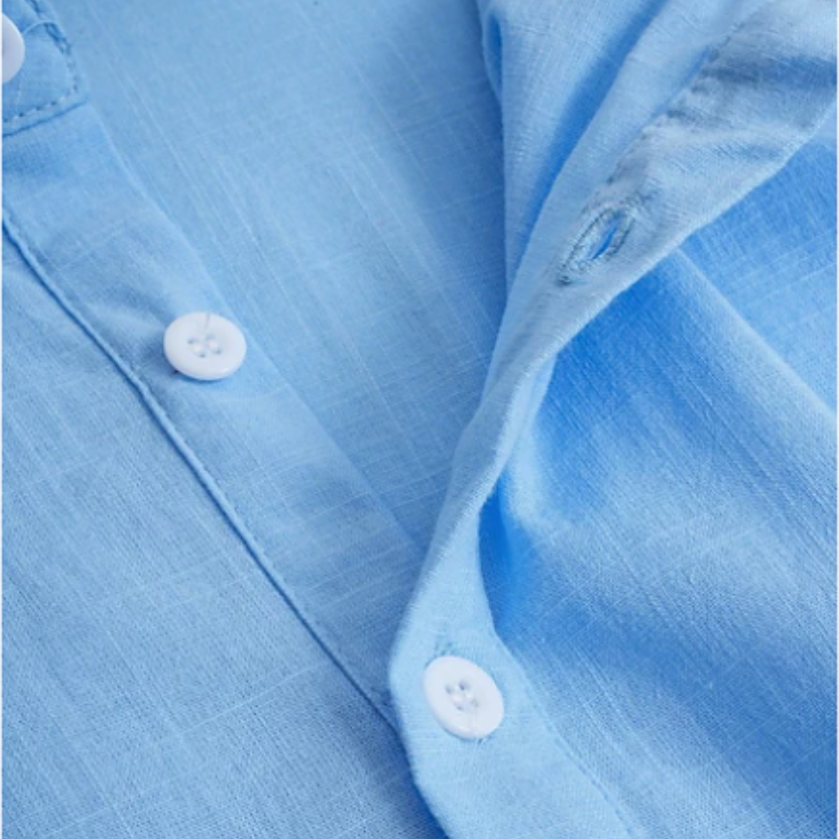 Men's Linen Casual Shirt Breathable Beige