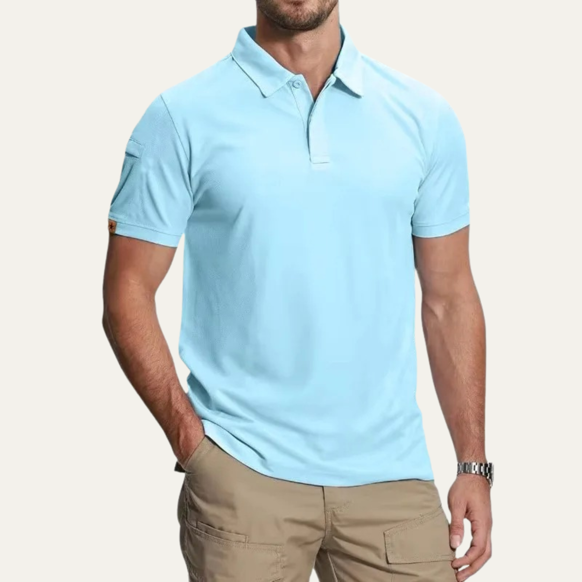 Men's Lightweight Breathable Polo Shirt