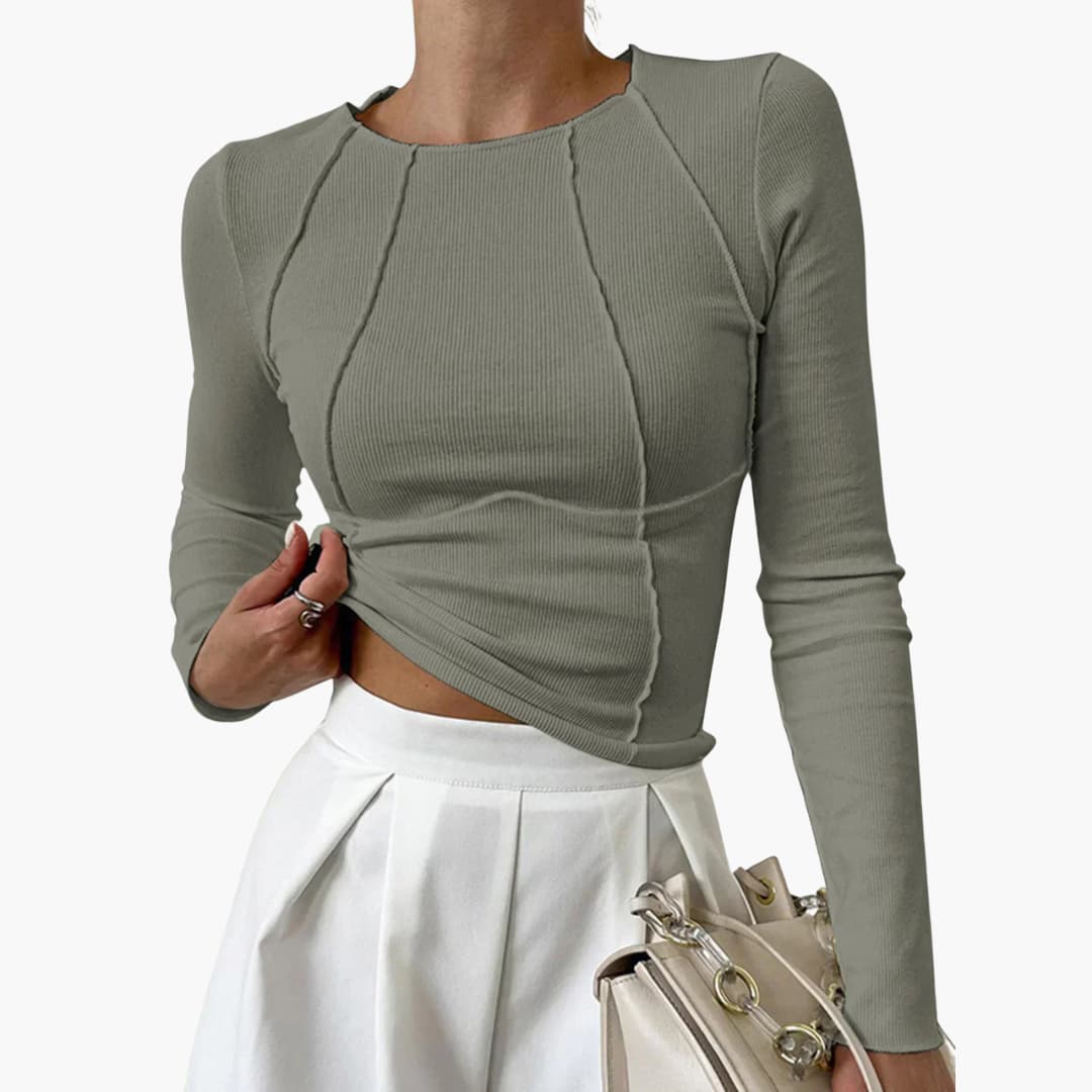 Women's Sculpted Seam Long Sleeve