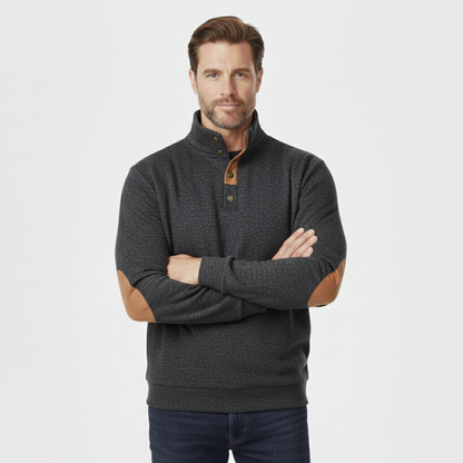 Men's Knitted Sweater Elbow Patches Heritage