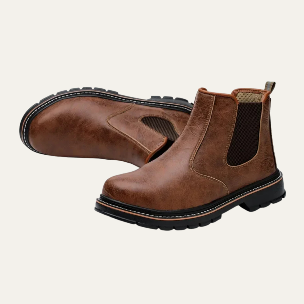 Men's Waterproof Steel Toe Work Boots