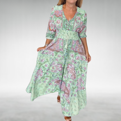 Elegant Long Flowy Women's Maxi Evening Dress
