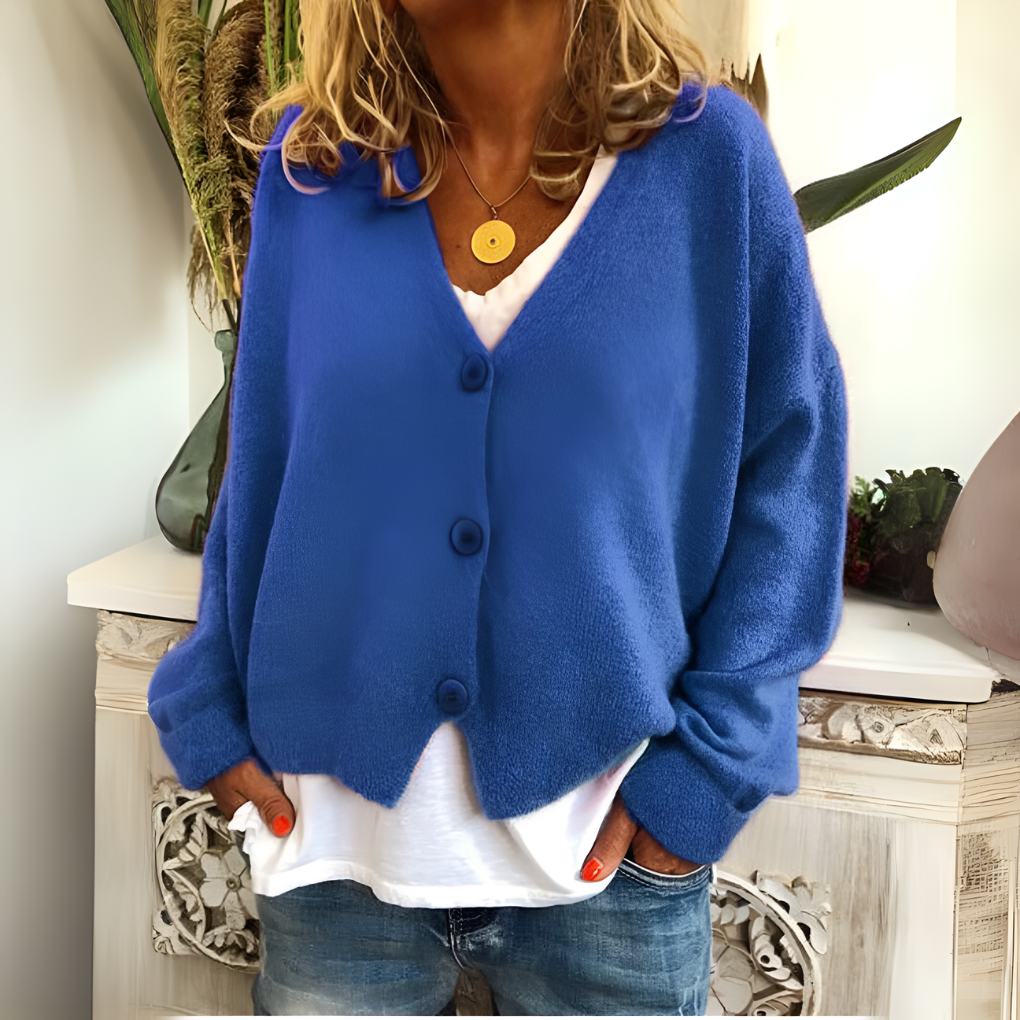 Women's Soft Knit Cardigan Relaxed Fit
